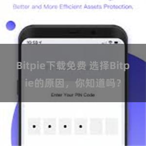 Bitpie下载免费 选择Bitpie的原因，你知道吗？