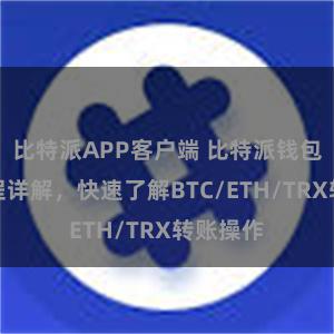 比特派APP客户端 比特派钱包转账教程详解，快速了解BTC/ETH/TRX转账操作