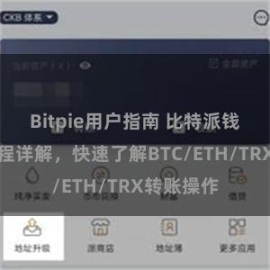 Bitpie用户指南 比特派钱包转账教程详解，快速了解BTC/ETH/TRX转账操作