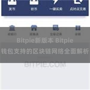 Bitpie新版本 Bitpie钱包支持的区块链网络全面解析