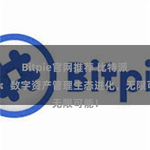 Bitpie官网推荐 比特派钱包：数字资产管理生态进化，无限可能！