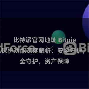 比特派官网地址 Bitpie钱包隐私保护功能深度解析：安全守护，资产保障