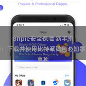 Bitpie安全保障 新手指南：下载并使用比特派钱包必知事项