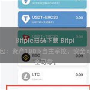 Bitpie扫码下载 Bitpie钱包：资产100%自主掌控，安全可靠。