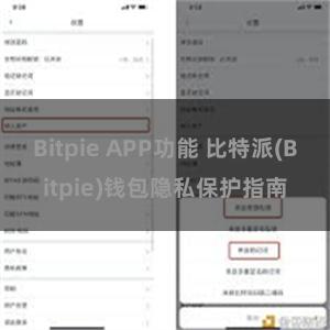 Bitpie APP功能 比特派(Bitpie)钱包隐私保护指南