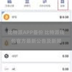 比特派APP备份 比特派钱包官方最新公告及新闻