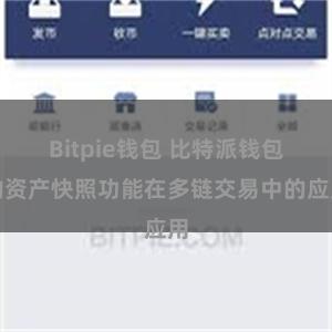 Bitpie钱包 比特派钱包的资产快照功能在多链交易中的应用