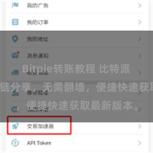 Bitpie转账教程 比特派APP下载直链分享，无需翻墙，便捷快速获取最新版本。