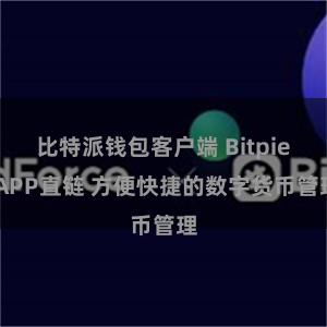 比特派钱包客户端 Bitpie APP直链 方便快捷的数字货币管理