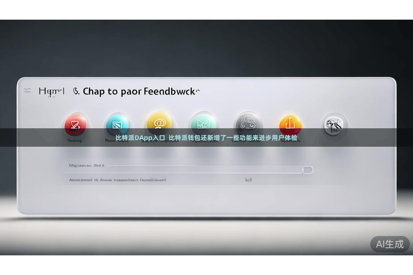 比特派DApp入口  比特派钱包还新增了一些功能来进步用户体验